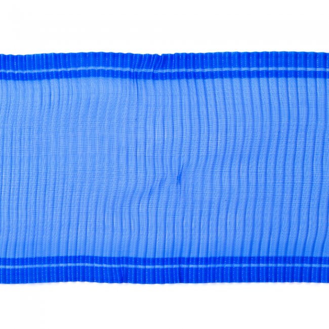 Лента капроновая гофрированная С1692 Г17  100-120мм (50м) цвет:115-синий