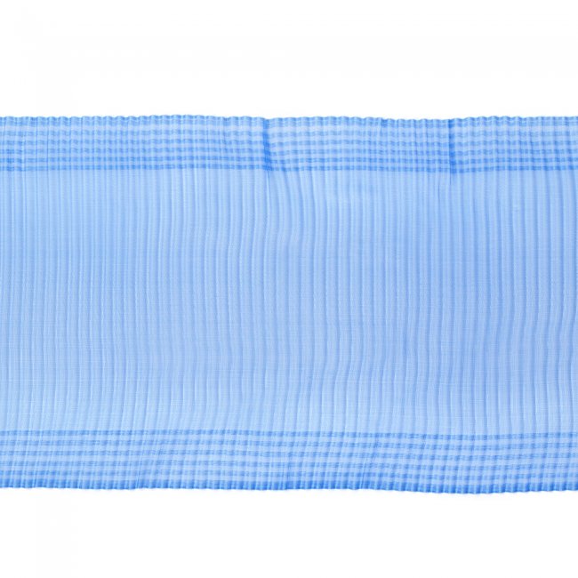 Лента капроновая гофрированная С1692 Г17  100-120мм (50м) цвет:144-св.голубой