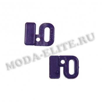 Застежки для белья BG - 6272 пластиковые 13мм (100шт) цвет:218-фиолетовый
