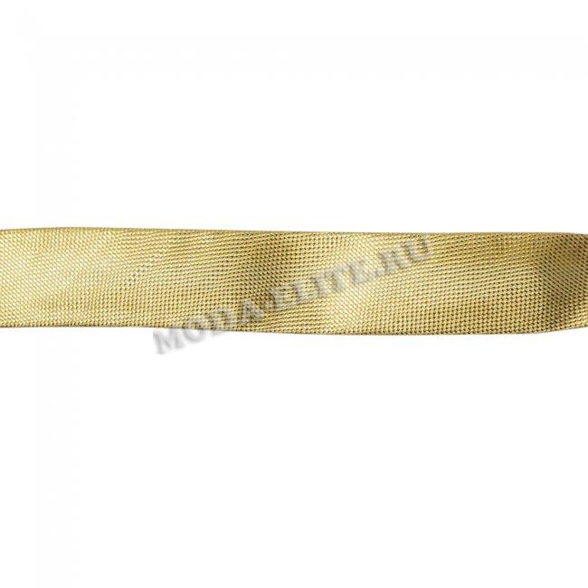 Косая бейка метализированная 5/8" 15мм (20боб*65,8м) цвет:B.GOLD
