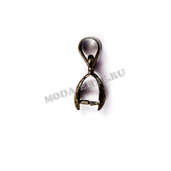 Крепление для кулона FS879 15*3мм (10шт) цвет:никель