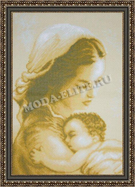 Рисунок на канве для вышивания крестом КР-49 "Мама" 35*23,3см (1шт) цвет:КР-49