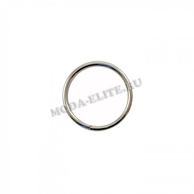 Кольцо металл №8071 сварное 30/34мм (10шт) цвет:никель
