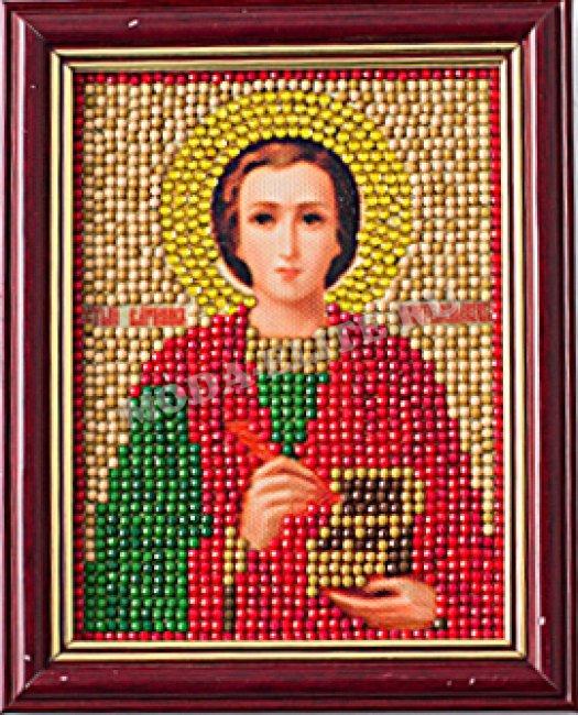 Икона из страз "Св. Пантелеймон" (1шт) цвет:ДЛМ303