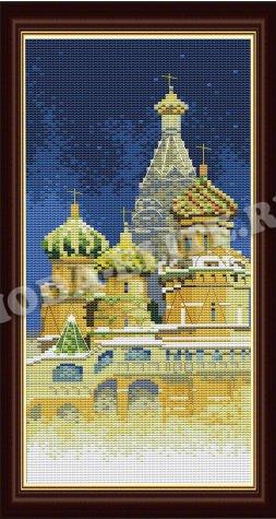 Схема с водорастворимым рисунком F349 для вышивания крестом 14,5*39,7см (1шт) цвет:арт.F349