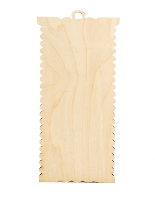 Добрый мастер деревянная заготовка для декупажа №11499 "Доска" 13.5*30см (1шт) цвет:дерево