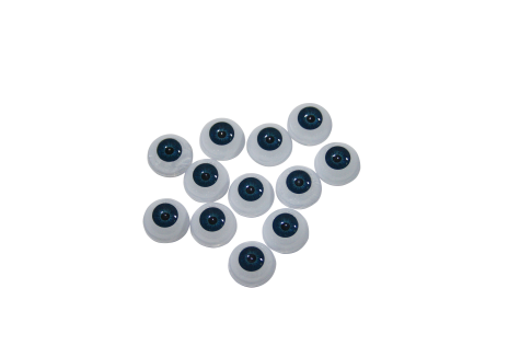 Глаза  R-14 акриловые d 14мм (20шт) цвет:индиго