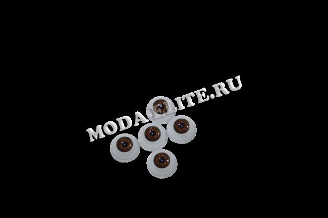 Глаза R-14 акриловые d 14мм (20шт) цвет:индиго
