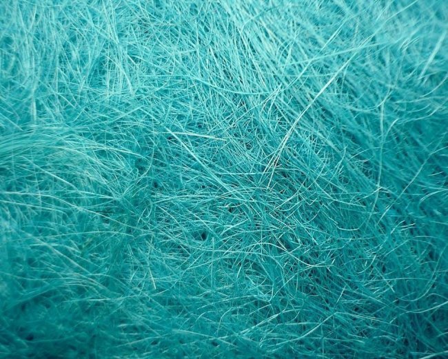 Сизаль - натуральное волокно (1кг) цвет:А005-голубой
