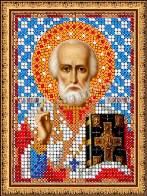 Икона из страз "Св. Николай Чудотворец" (1шт) цвет:Д-324