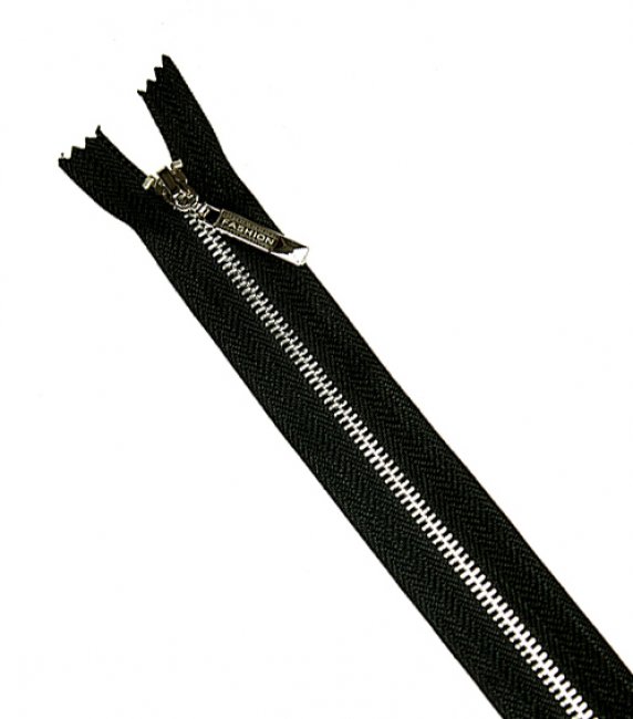 Молния Fashion "металл" никель тип 3-1 разъемная 70см (1шт) цвет:075-черный