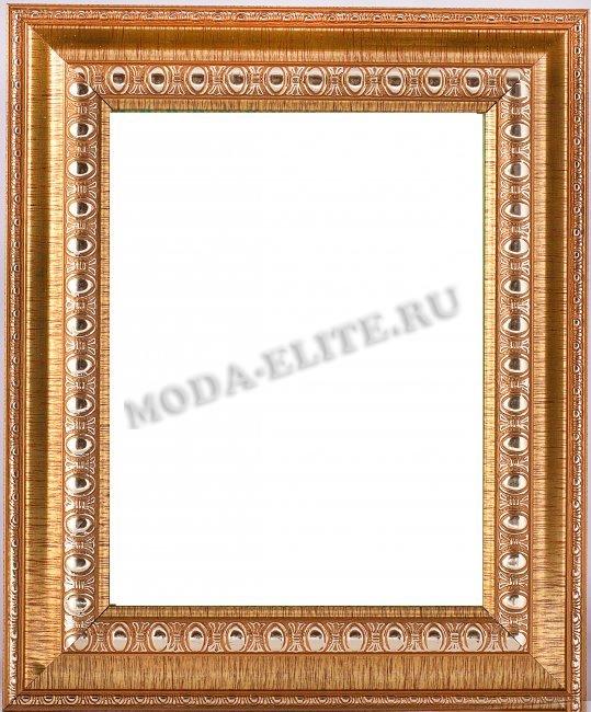 Декоративная рама F4511-261 из пластикового багета 17,5*20,5см, толщина стекла 2мм ширина багета 4,5см (1шт) цвет:золото