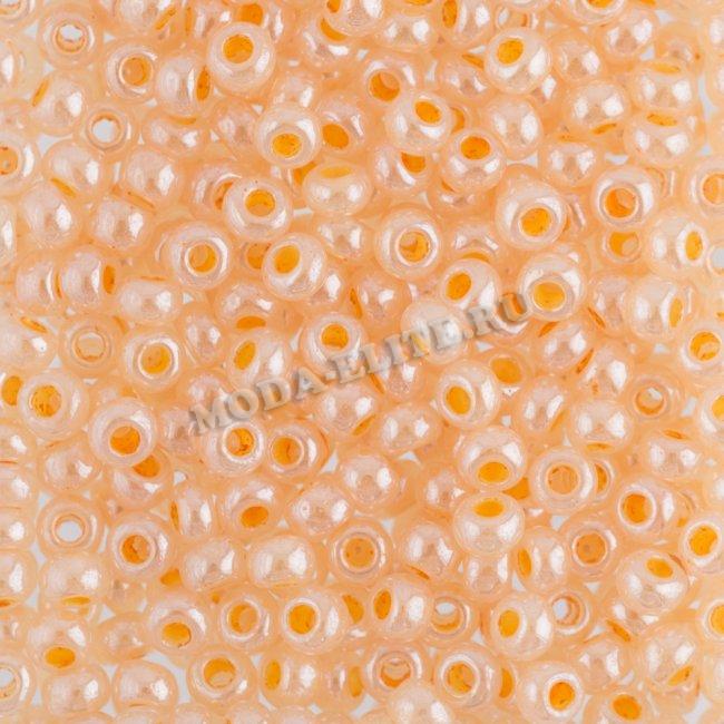 Бисер "PRECIOSA" Alabaster - Lustered and Terra Color Lined 331 19 001 10/0 (5гр) цвет:37383-4