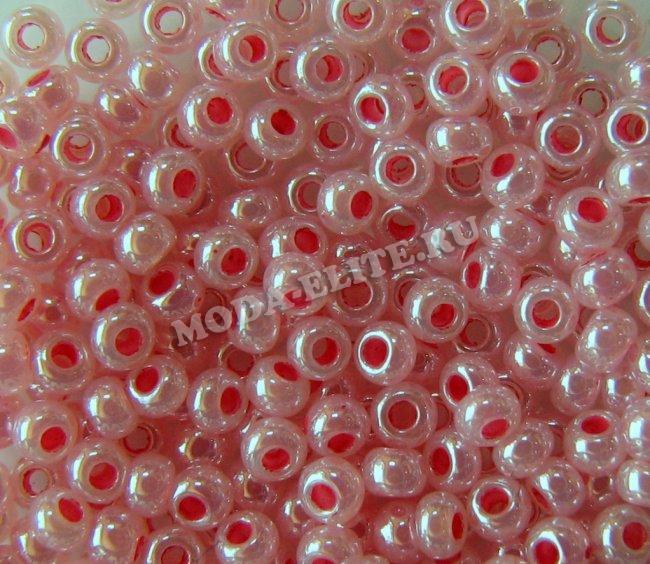 Бисер "PRECIOSA" Alabaster - Lustered and Terra Color Lined 331 19 001 10/0 (5гр) цвет:37398-3