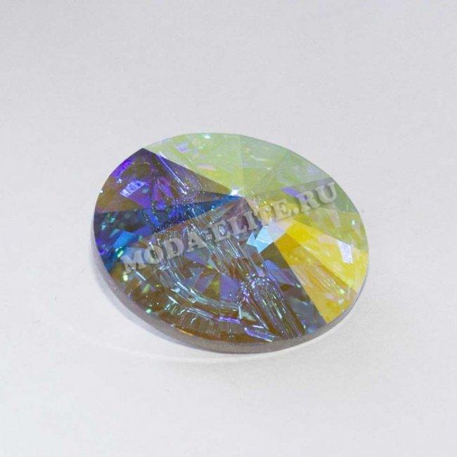 Пуговица 3015 16мм M-Foiled (1шт) цвет:001AB-Crystal AB
