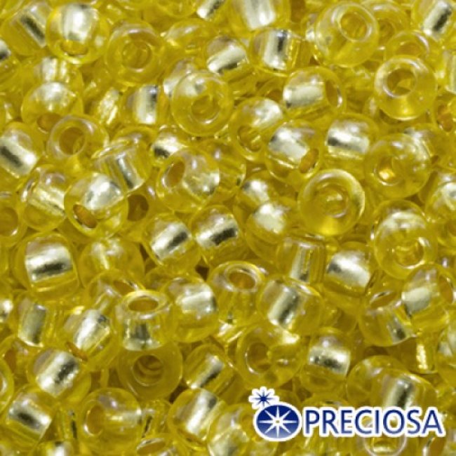 Бисер "PRECIOSA" Transparent - Silver Lined № 331 29 001 10/0 (46-50гр) цвет:17020(кр)