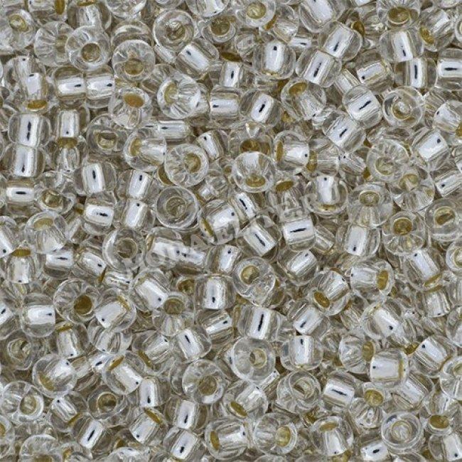 Бисер "PRECIOSA" Transparent - Silver Lined № 331 29 001 10/0 (46-50гр) цвет:78102(кр)