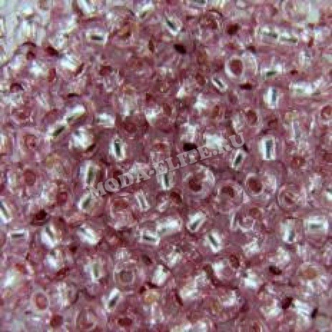 Бисер "PRECIOSA" Transparent - Silver Lined № 331 29 001 6/0 (46-50гр) цвет:08275(кр)