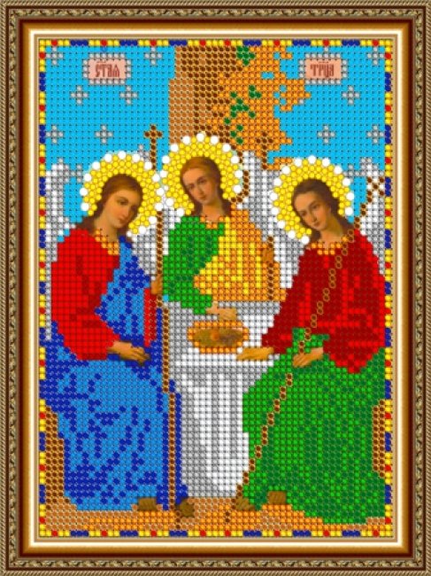 «Диамант» набор со стразами ДМ-331 «Св. Троица» 14,3*19,3см (1шт) цвет:ДМ-331