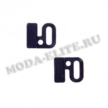 Застежки для белья BG - 6272 пластиковые 10мм (100шт) цвет:046-яр.голубой