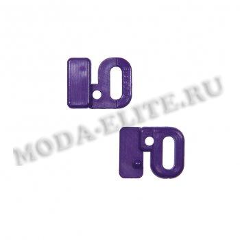 Застежки для белья BG - 6272 пластиковые 10мм (100шт) цвет:046-яр.голубой